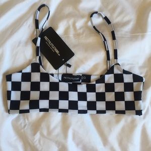 Pretty Little Thing Checkered Top